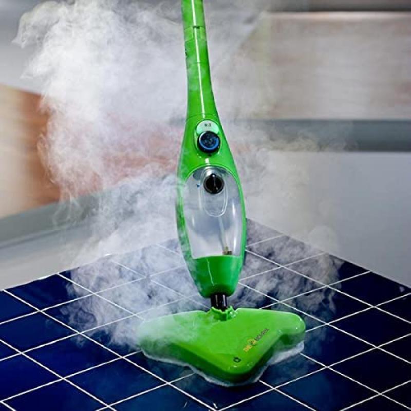 X5 H2O Steam Mop - المساحة البخارية 5 فى 1 - مكواة الستائر والملابس و مزيلة لبقع المفروشات