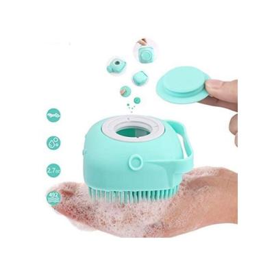 فرشاة استحمام سيليكون مع موزع صابون 2×1 Shower Brush With A Soap Dispenser