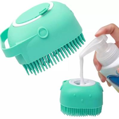 فرشاة استحمام سيليكون مع موزع صابون 2×1 Shower Brush With A Soap Dispenser