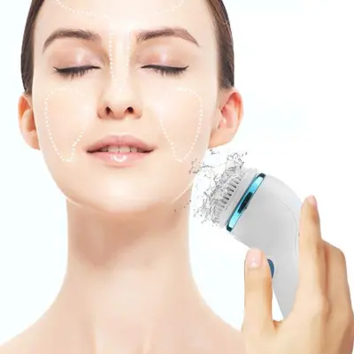 فرشاة تنظيف الوجه الكهربائية والمساج 4 في1 Facial Cleaning Brush