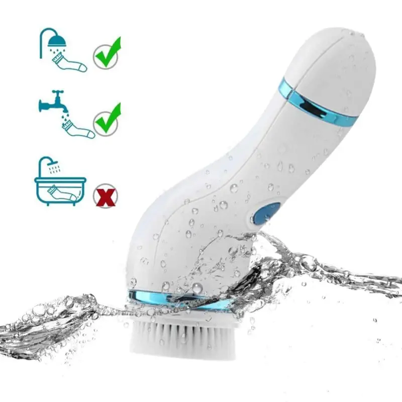 فرشاة تنظيف الوجه الكهربائية والمساج 4 في1 Facial Cleaning Brush