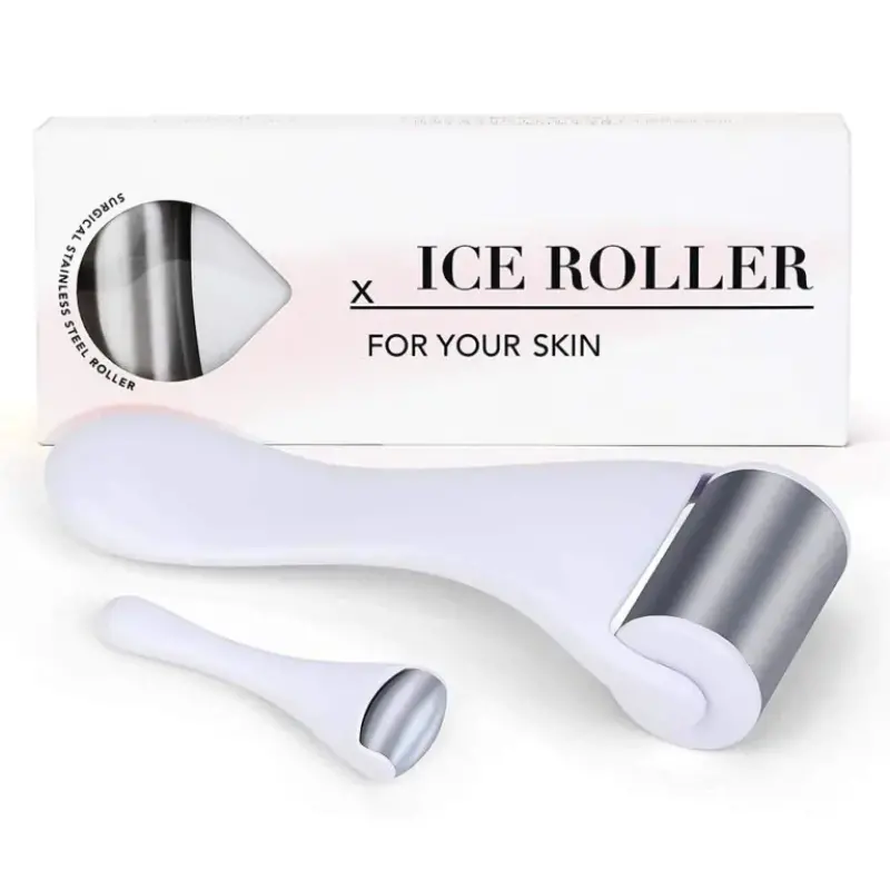 جهاز الايس رولر المعدن للوجة ولشد البشرة Ice Roller Stainless Steel For Healthier Skin