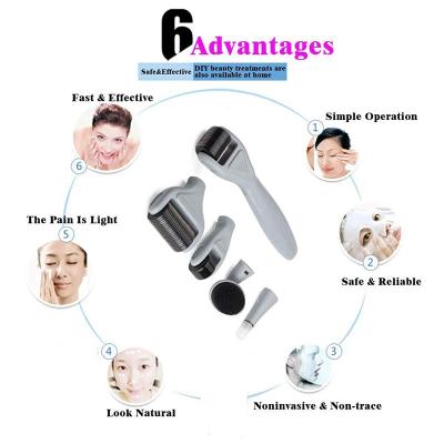 جهاز ديرما رولر للوجه والجسم 6 في 1 Derma Roller System 6 in 1