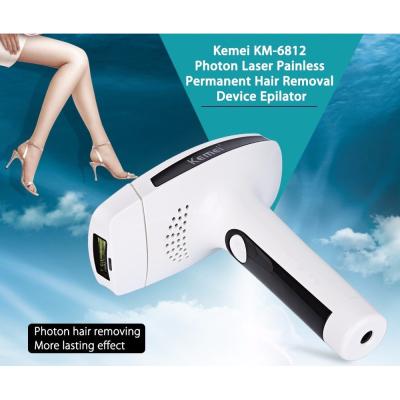 Kemei KM-6812 Hair Removal Laser Epilator جهاز ليزر لازالة الشعر الدائم بالليزر الفوتون النبضي- 20000 ألف نبضة