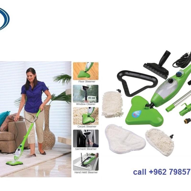 X5 H2O Steam Mop - المساحة البخارية 5 فى 1 - مكواة الستائر والملابس و مزيلة لبقع المفروشات