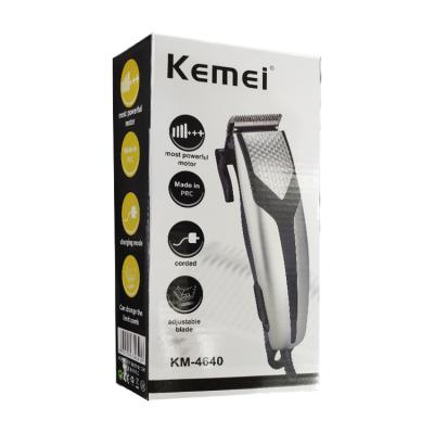 ماكينة حلاقة كيمي 4640 - Kemei KM-4640 Professional Hair Clipper – Silver