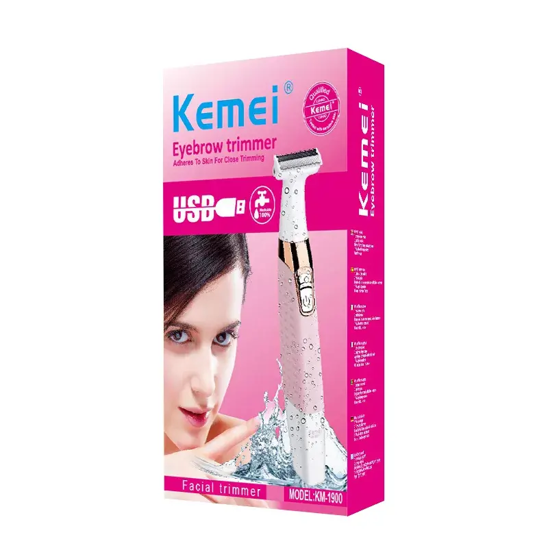 Kemei KM-1900 ماكينة حلاقة كيمي للنساء للجسم والوجه