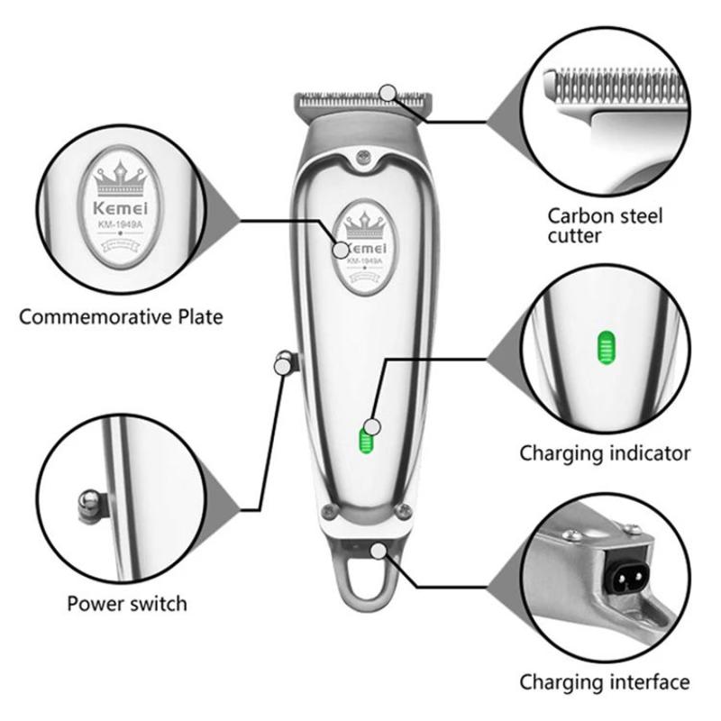 مكنة حلاقة الشعر كيمي 1949A السوبر Kemei KM-1949A One Blade For Men Face Shaver