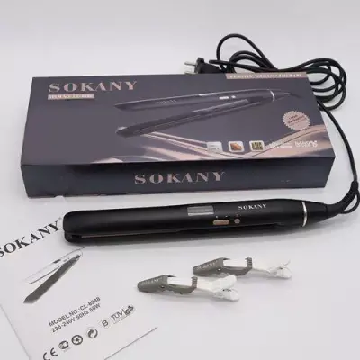 Sokany Cl-8288 مكواة فرد الشعر سوكاني بتقنية النانو المضادة للبكتيريا 750فهرنهايت