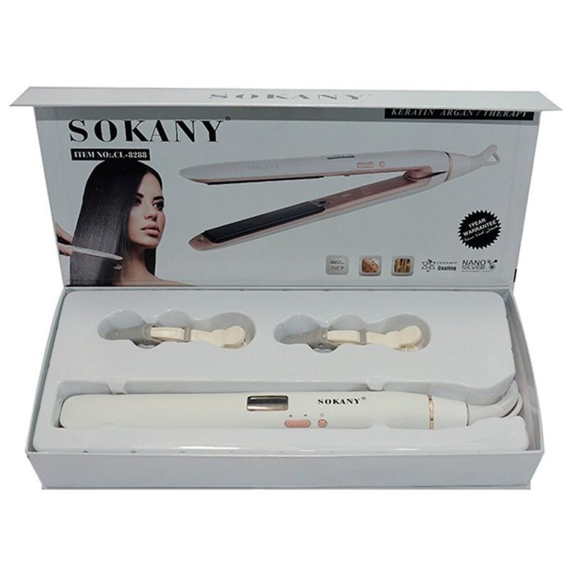 Sokany Cl-8288 مكواة فرد الشعر سوكاني بتقنية النانو المضادة للبكتيريا 750فهرنهايت