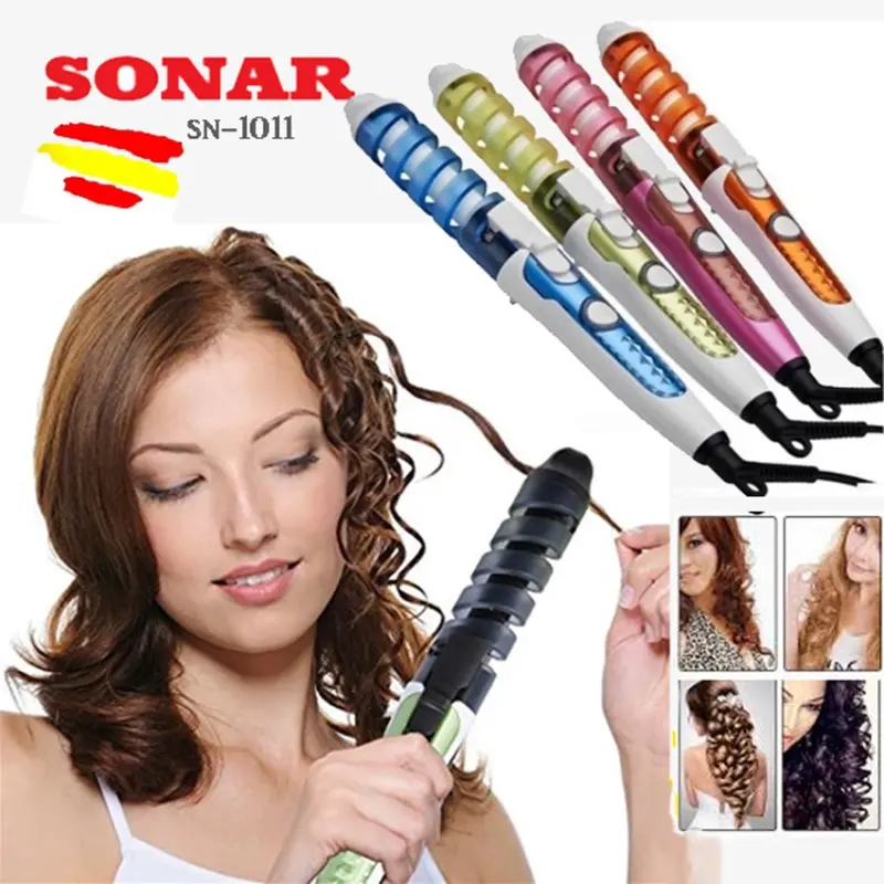 Sonar Sn-1011 مكواه عمل الشعر كيرلى للنساء