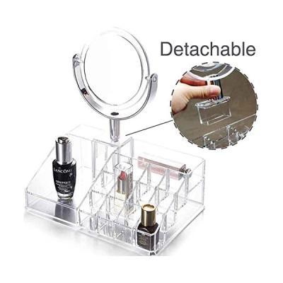 منظم مكياج بمرايا 4 درج - Mirrored makeup organizer