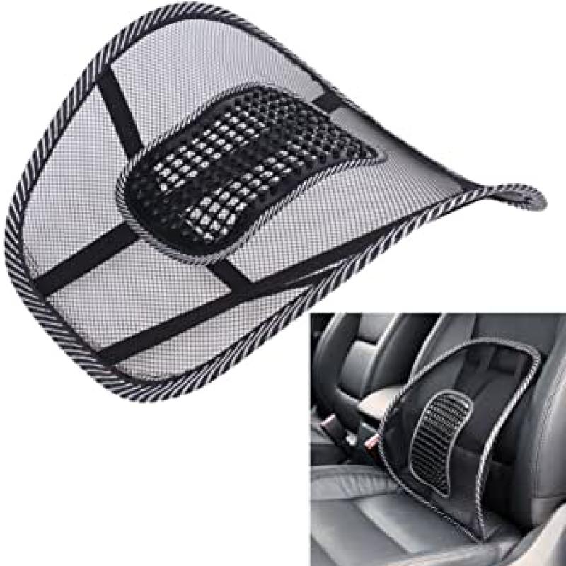 مسند ظهر للسيارة والمكتب لآلام الظهر - car & office chair seat cushion