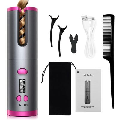 Sokany Wireless USB Auto Curler مكواة شعر لاسلكي لفرد وتمويج الشعر