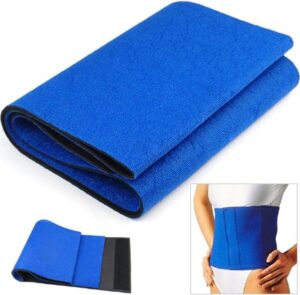 طريقة استخدام حزام التخسيس الازرق للبطن Waist Slimming Belt - Blue