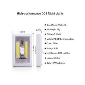 مميزات وعيوب كشاف الطوارئ بالبطارية Led COB Night Light 3 W