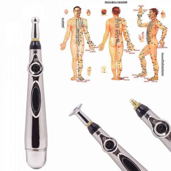قلم المساج الطبي الكهربائي بنظام الوخز والنبضات Massage Pen