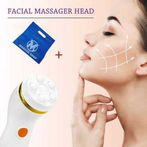 4 In 1 Facial Cleaning Brush - White + mazaya bag