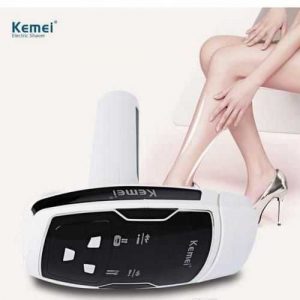 Kemei جهاز إزالة الشعر الدائم بالليزر الفوتون النبضي- يصل حتى 20000 ألف نبضة