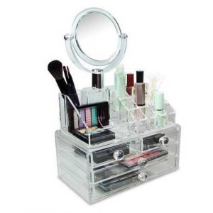 Makeup Organizer - 4 Drawers - Transparent