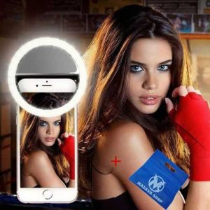 Selfie Ring Light Rechargeable Flash With Led Light + mazaya bag