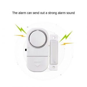 Smart Magnetic Door Wireless Alarm - White