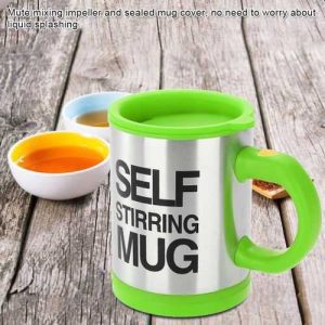 Stainless Steel Electric Self Stirring Mug