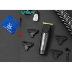 VGR Men's Adjustable Professional Rechargeable Hair Clipper + mazaya bag