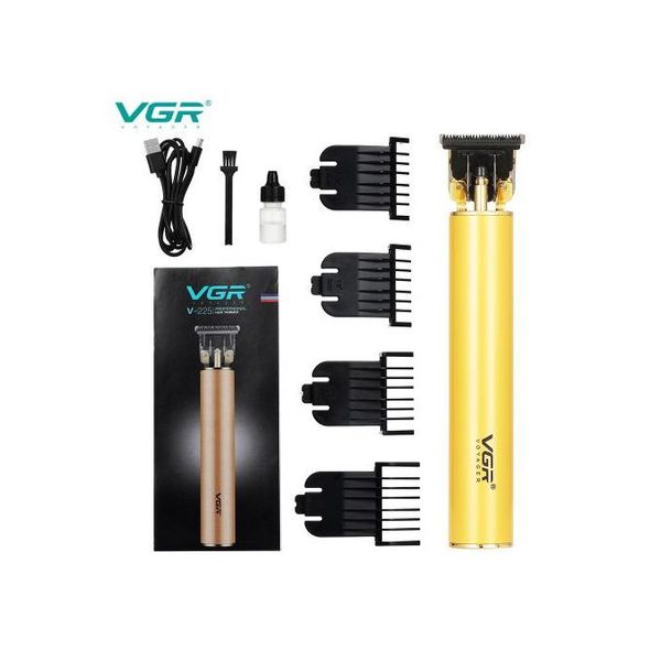 Vgr ماكينة حلاقة احترافية لحلاقة وتشذيب الشعر جسم معدني