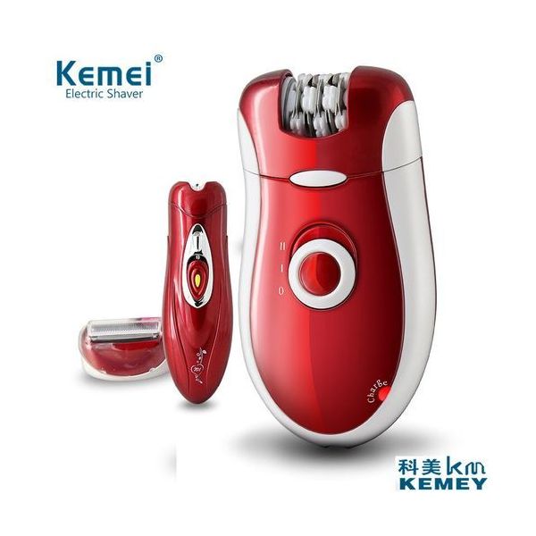 Kemei Km-3068 - ماكينة ازالة الشعر للسيدات سيلك ابيل كيمي، 3×1