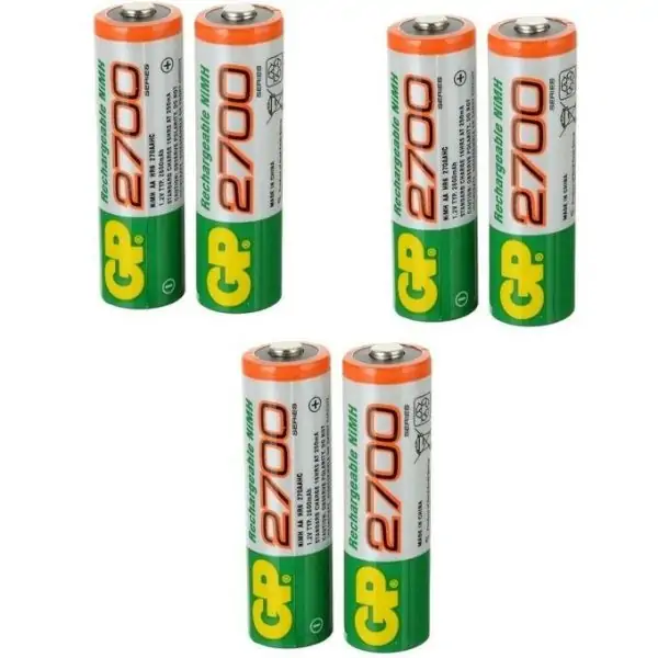 بطاريات قابلة للشحن Aa Gp Battaries 2700Mah 2 Pcs