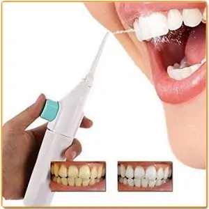 طريقة استخدام جهاز تنظيف الأسنان بالماء باور فلوس Portable Power Dental Floss Cleaner