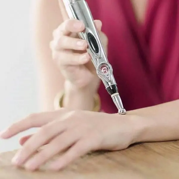 قلم المساج الطبي الكهربائي بنظام الوخز والنبضات Massage Pen