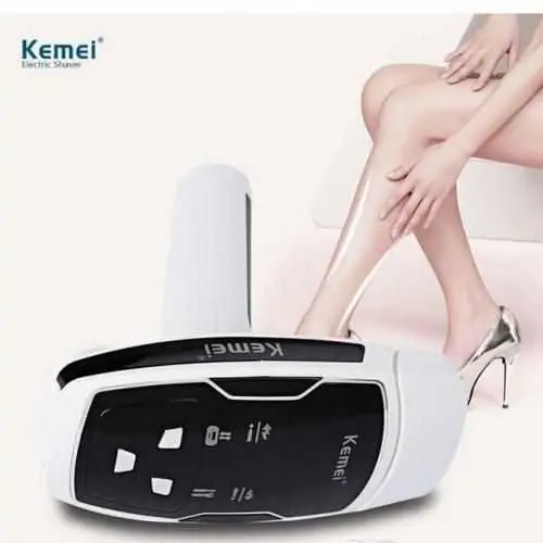 Kemei جهاز إزالة الشعر الدائم بالليزر الفوتون النبضي- يصل حتى 20000 ألف نبضة