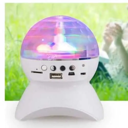 Portable Bluetooth Speaker And Disco Ball