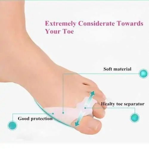 Silicon Toes Pain Reliever - 2 Pcs