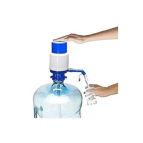 Water Hand Press Pump - Blue/White