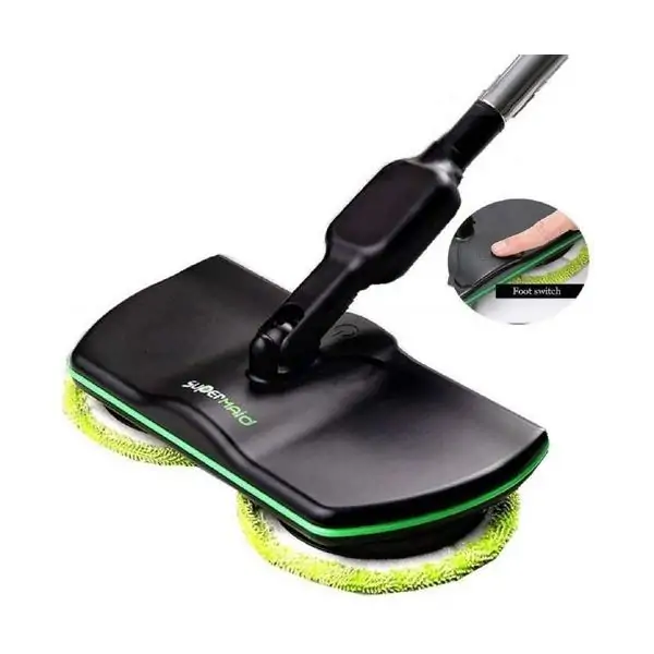 Super Maid Smcpf Clean And Polish Floors Mop - Black